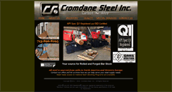 Desktop Screenshot of cromdanesteel.com