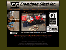 Tablet Screenshot of cromdanesteel.com